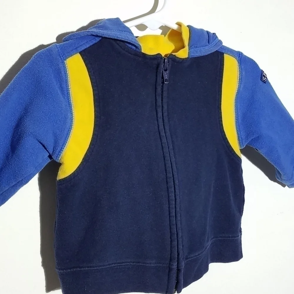 Cotton Sports Color Block Hoodie Sports 12m